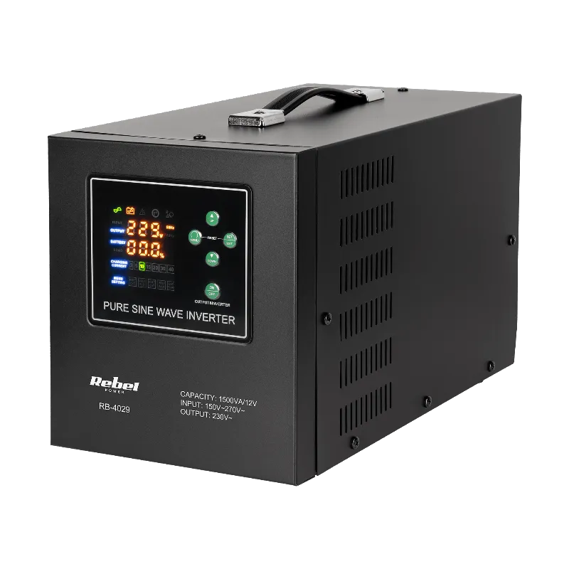 UPS Centrale Sinus Pur 1500VA 1050W 12V LIFEPO4 Rebel