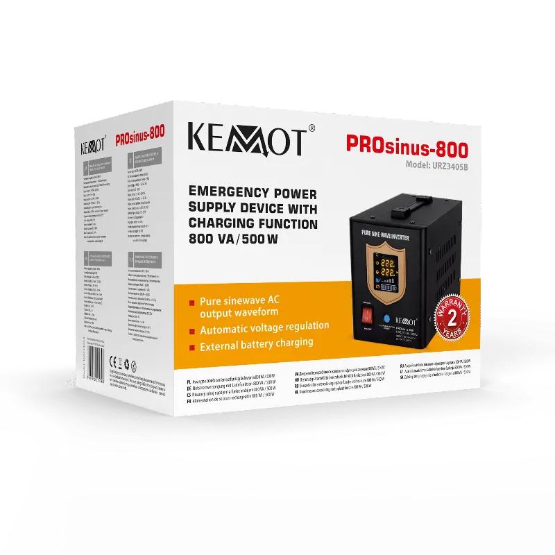UPS Centrale Termice Sinus Pur 800VA/500W 12V Kemot