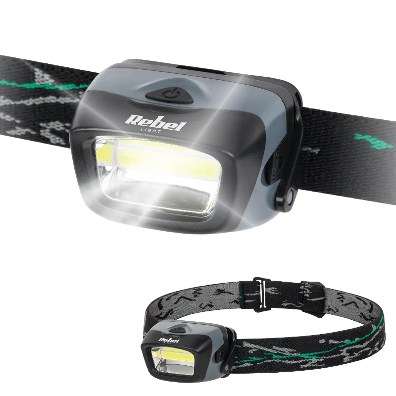Lanterna Frontala LED 3W COB 120LM Rebel