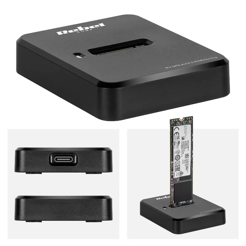 Docking Station Nvme M2 USB Type-C Rebel