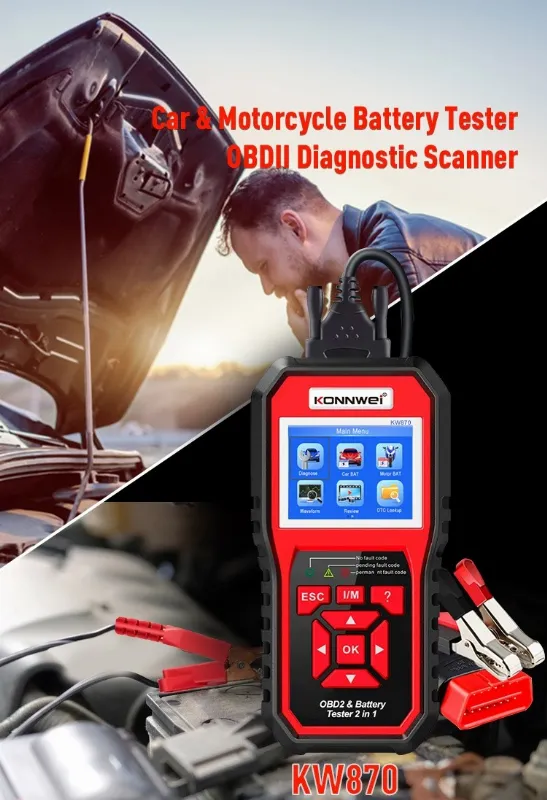 Multimetru Diagnoza Auto OBD2 KW870 Konnwei