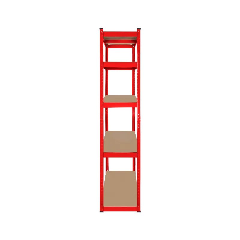 Raft Metalic 5 Polite 750KG MDF 180X90X40 Rosu Rebel