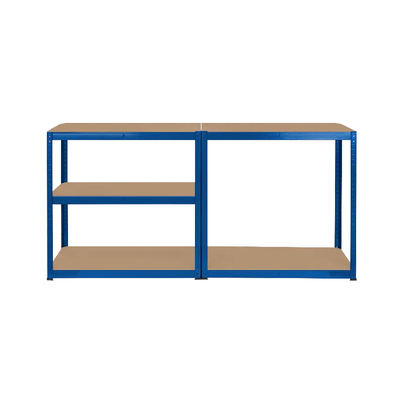 Raft Metalic 5 Polite 750K MDF 180X90X40 Albastru Rebel