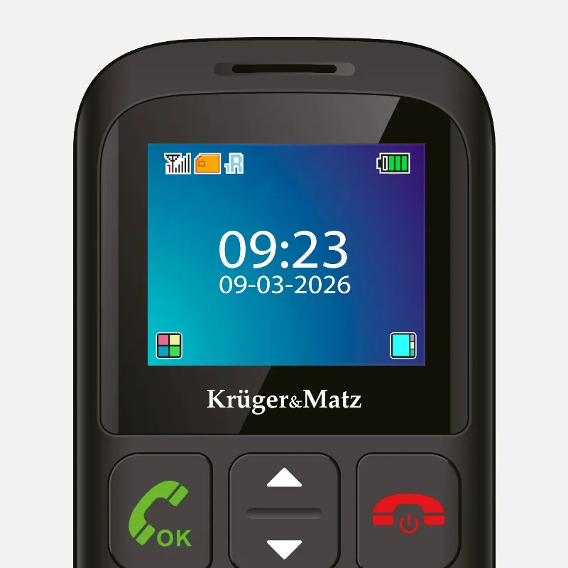 Telefon GSM Seniori Buton SOS Kruger Matz