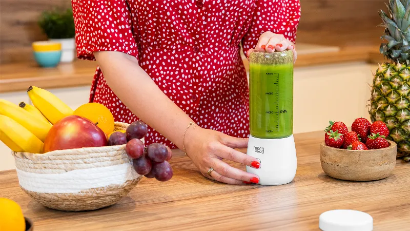 Blender Portabil 450ML 100W 2X 2000 MAH Teesa