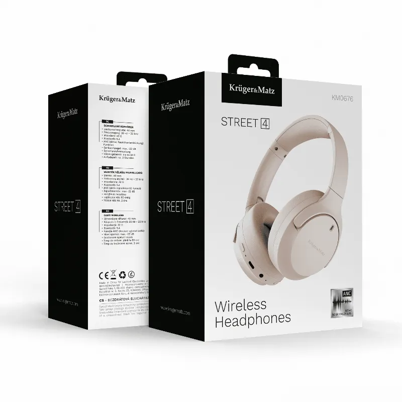 Casti Wireless cu Anc Street 4 Kruger Matz