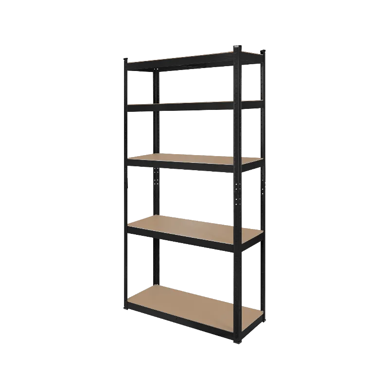 Raft Metalic 5 Polite 750KG MDF 180X90X40 Negru Rebel