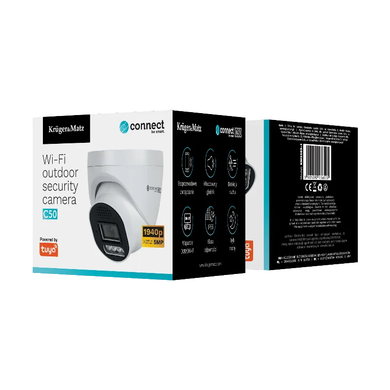 Camera Wifi Connect C50 5MPX Tuya Kruger Matz