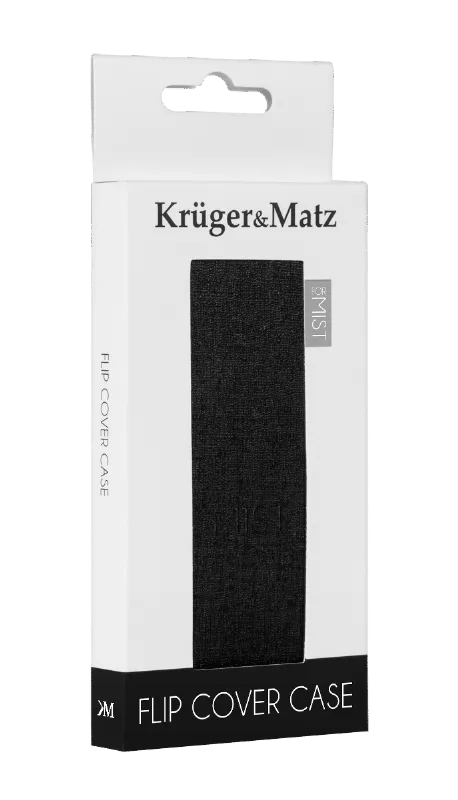 Flip Book Cover Negru Kruger Matz Mist