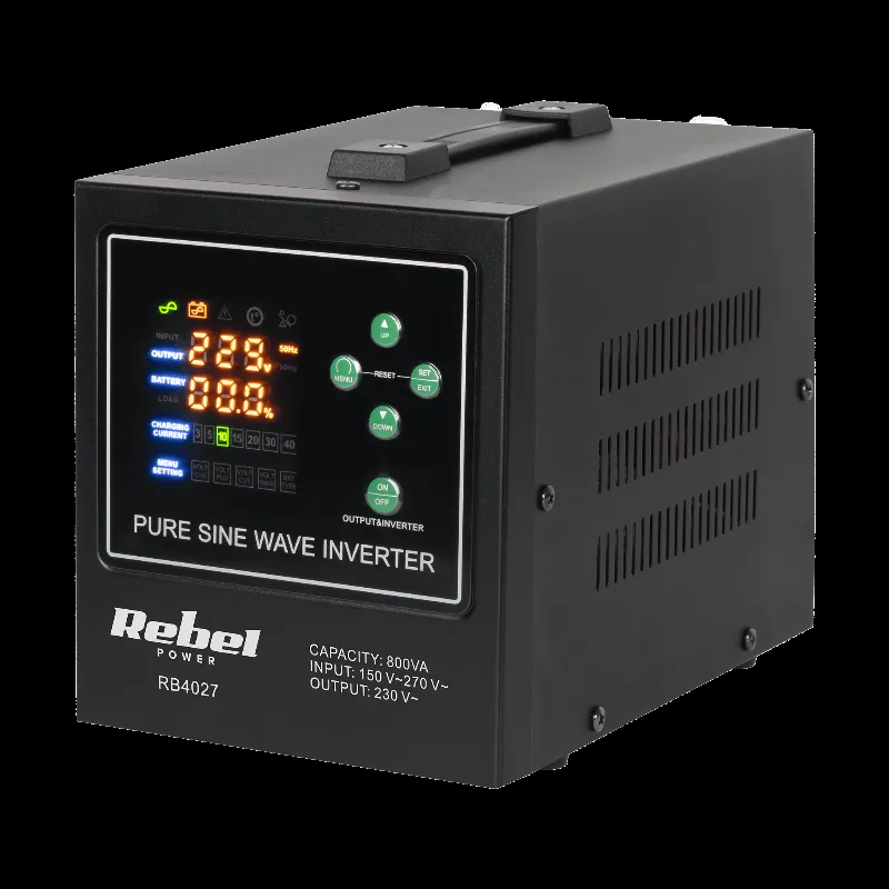UPS Centrale Termice Sinus Pur 800VA 500W 12V Rebel