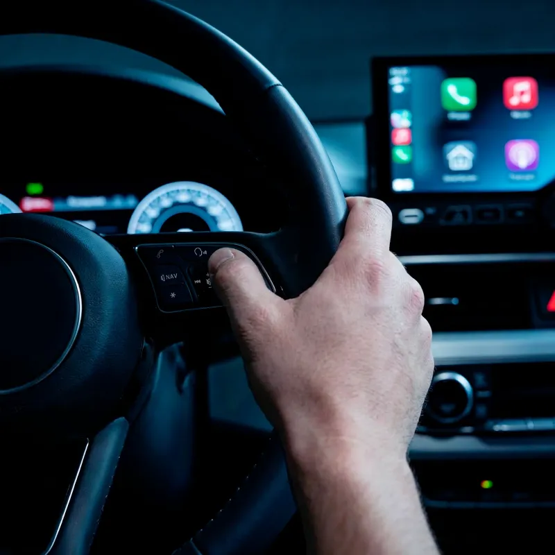 Player Auto 1 din 4X60W Carplay Androidauto Kruger Matz