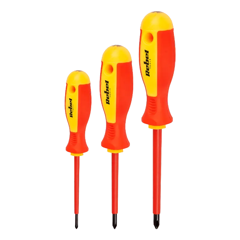 Set Surubelnite Izolate 1000V 7 Buc Rebel