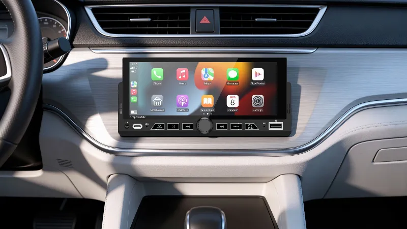 Player Auto 1 din 4X60W Carplay Androidauto Kruger Matz