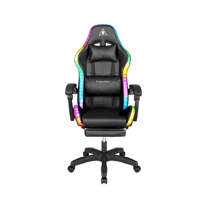 Scaun Gaming Gx-150 Negru LED Masaj Kruger Matz