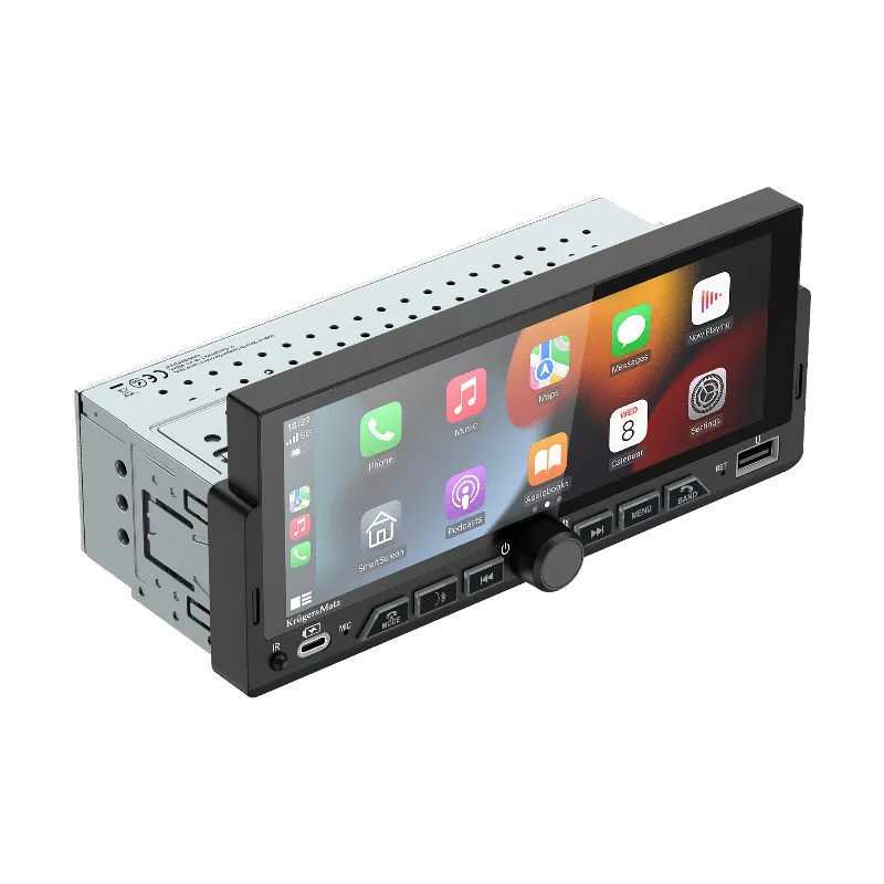 Player Auto 1 din 4X60W Carplay Androidauto Kruger Matz
