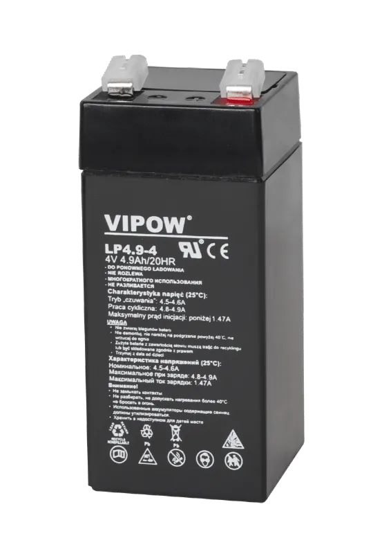 Acumulator Stationar AGM VRLA 4V 4.9AH Vipow