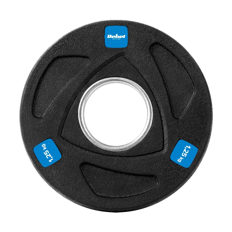 Disc Greutate Fonta Cauciucata Set 4 X 1.25 KG Rebel AC
