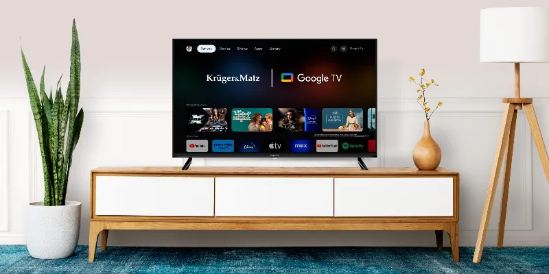 Google Smart TV 40 Inch 101CM H265 HEVC Kruger Matz