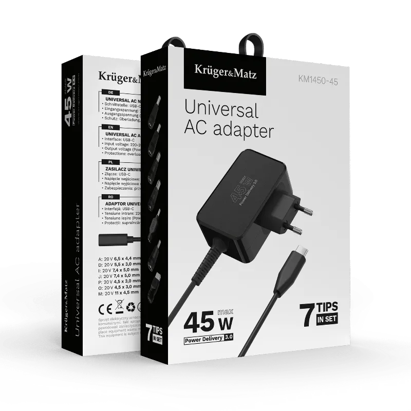 Alimentator Universal 45W Power Delivery Kruger Matz