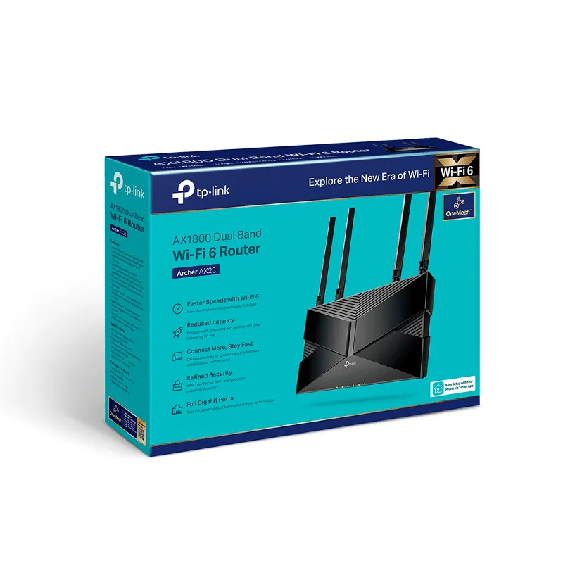 Router 4 Porturi Gigabit Wi-Fi 6 AX1800 TP-Link