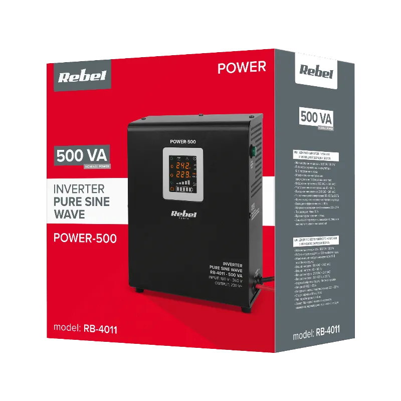 Ups Centrale Termice Sinus Pur 500VA 300W 12V Rebel