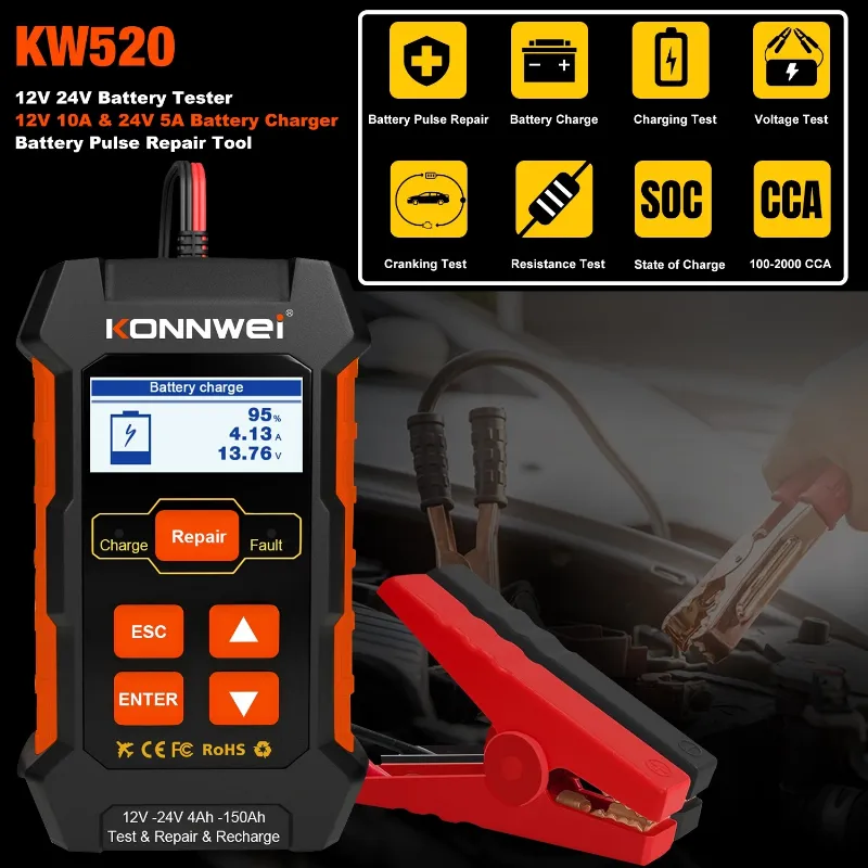 Tester Baterii KW520 Konnwei