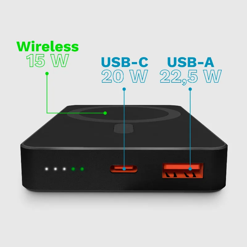 Power Bank 10000 MAH MAG Safe Kruger Matz