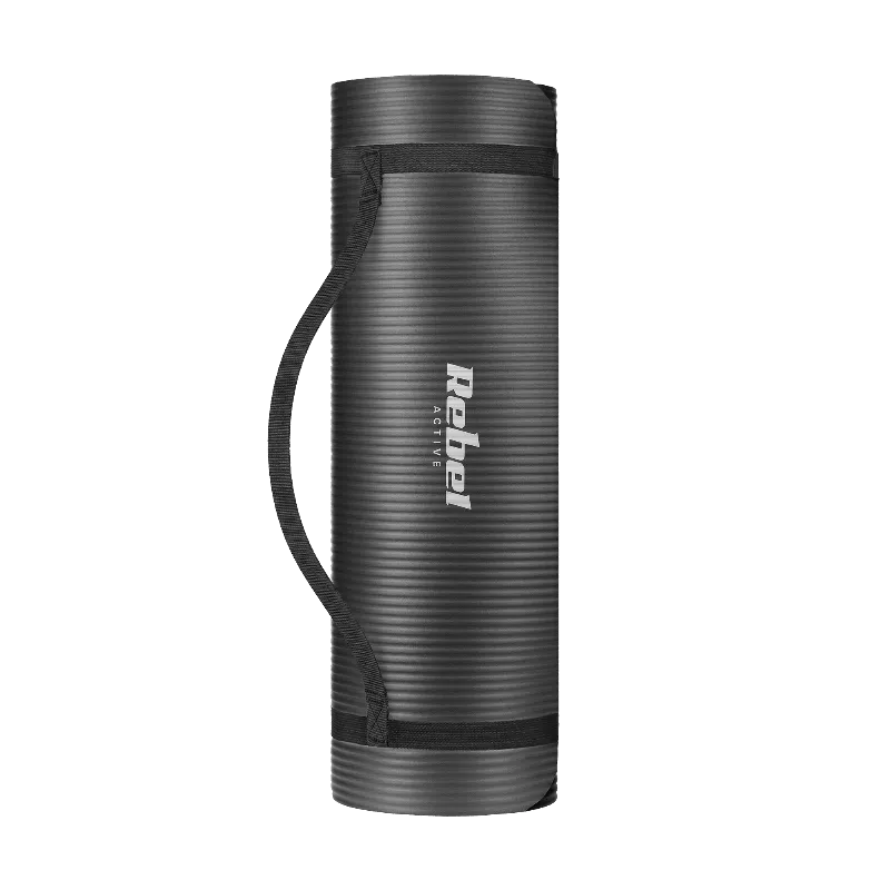 Saltea 183X61 CM Grosime 1 CM Negru Rebel Active