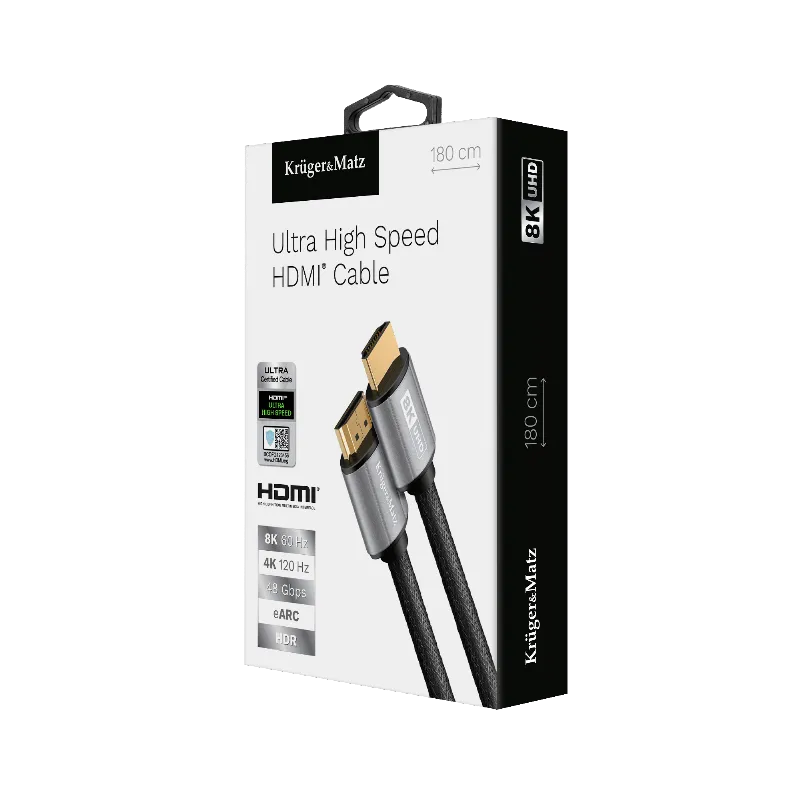 Cablu HDMI - HDMI 8K V 2.1 1.8M Kruger Matz