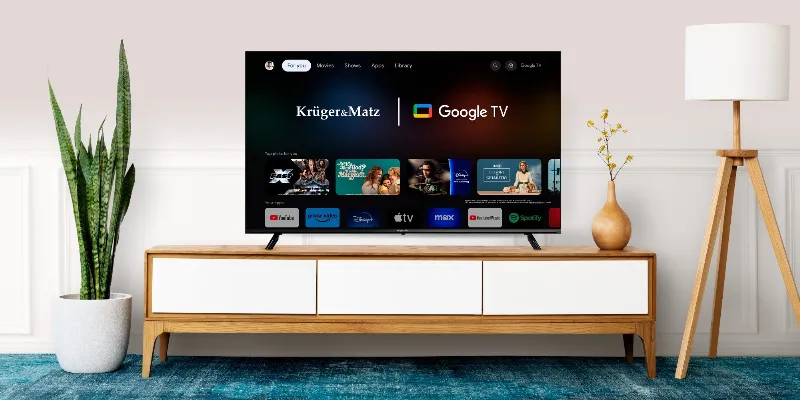Google Smart TV 55 Inch 141CM Ultrahd 4K Kruger Matz