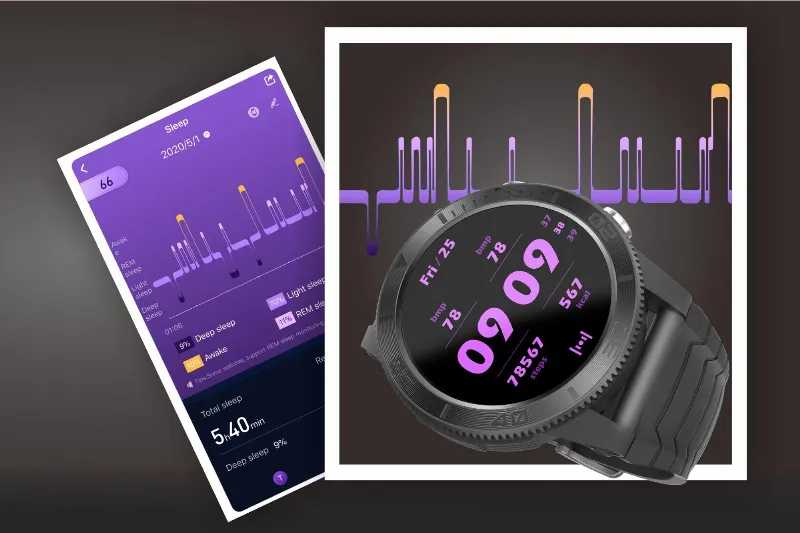 Smartwatch Activity Black GPS Kruger Matz