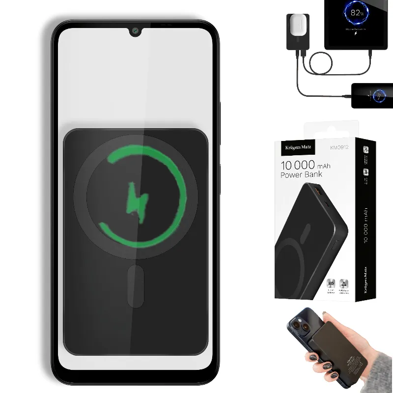 Power Bank 10000 MAH MAG Safe Kruger Matz
