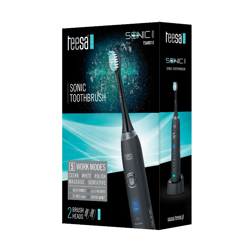 Periuta de Dinti Electrica Sonica Teesa Sonic Black