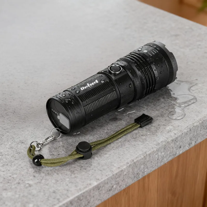Lanterna Aluminiu LED 20W 4.2V 4500MAH 2000LM Rebel
