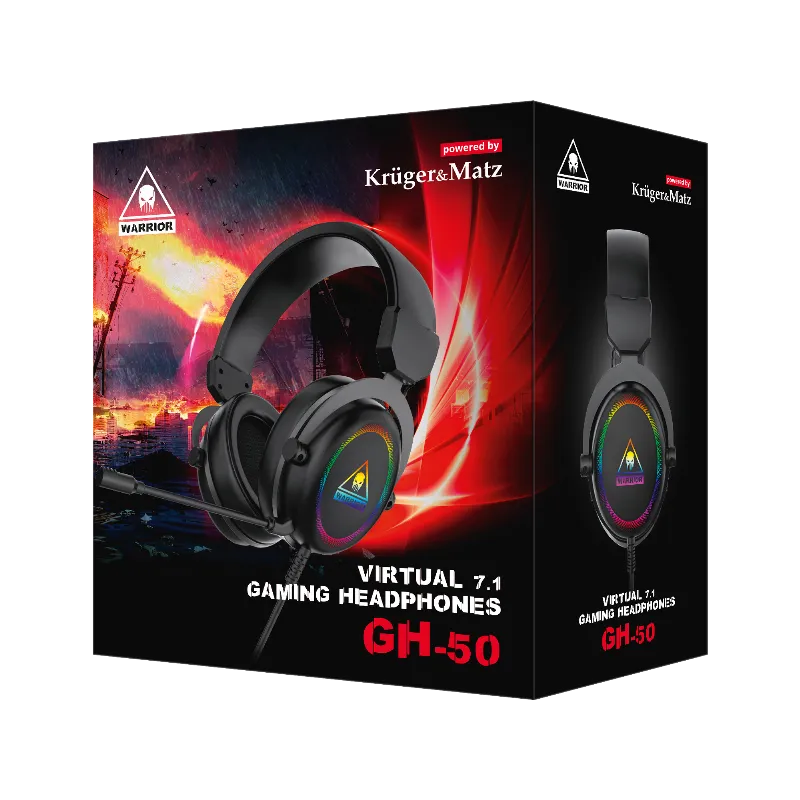 Casti Gaming Warrior Gh-50 Kruger Matz