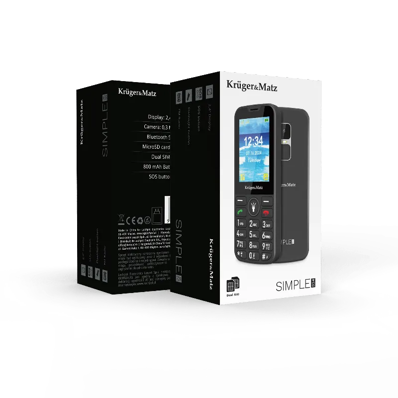 Telefon Gsm Seniori 2G Buton Sos Kruger Matz