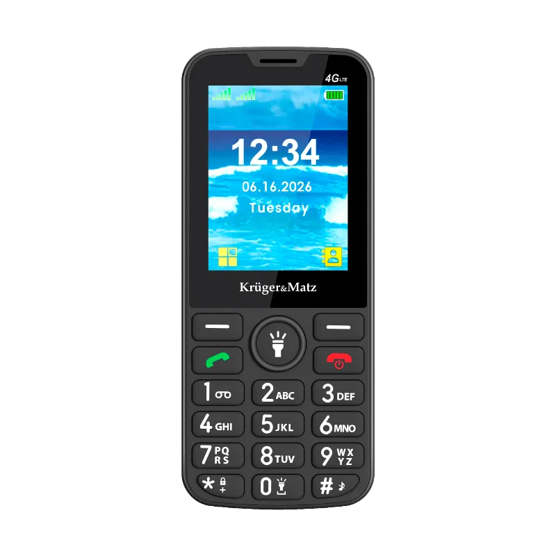 Telefon Gsm Seniori 4G Buton Sos Kruger Matz