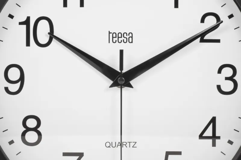 Ceas Perete 25CM Negru Teesa