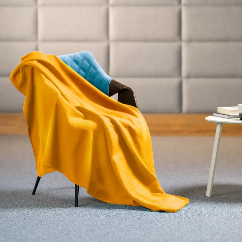 Patura Fleece Polar 130X150CM Galbena Teesa