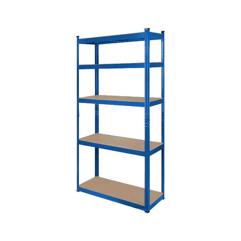 Raft Metalic 5 Polite 750K MDF 180X90X40 Albastru Rebel