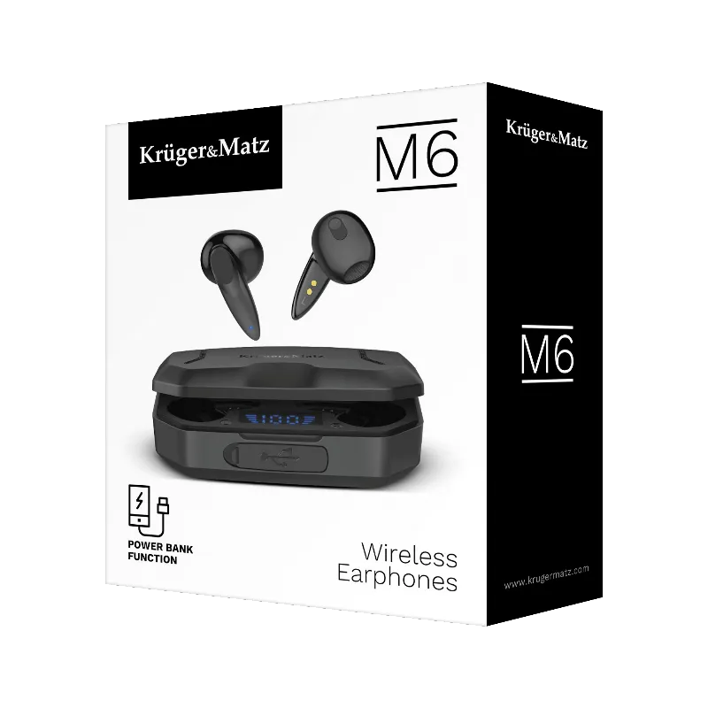 Casti Bluetooth 5.1 M6 Kruger Matz