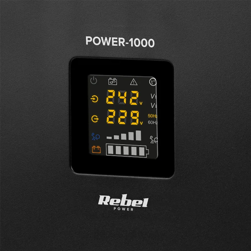 UPS Centrale Termice Sinus Pur 1000VA 700W 12V Rebel