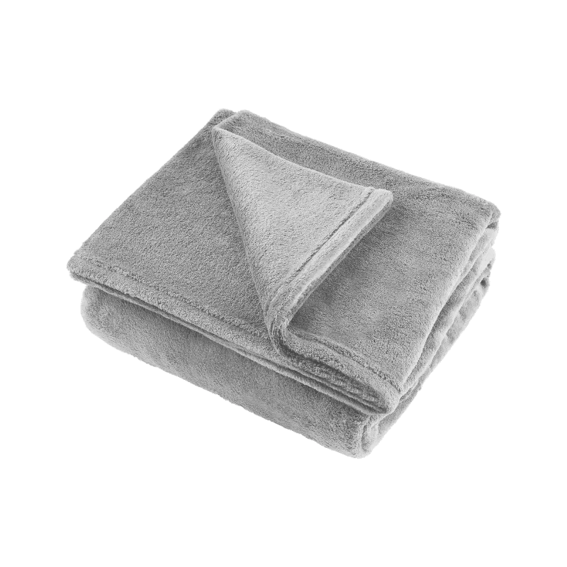 Patura Fleece Polar 200X220CM Gri Teesa