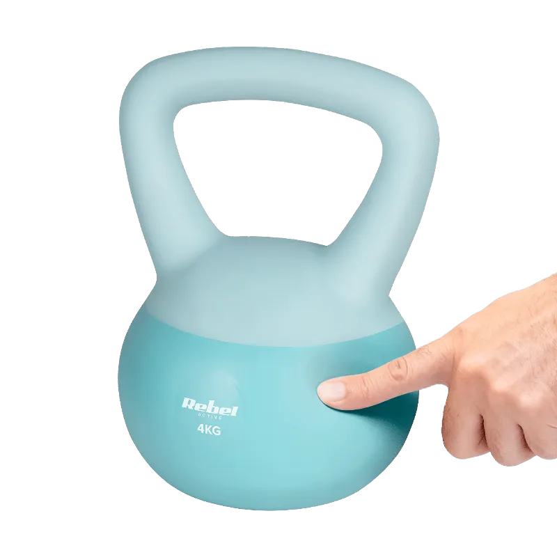 Kettlebell Vinil 4 KG Rebel Active