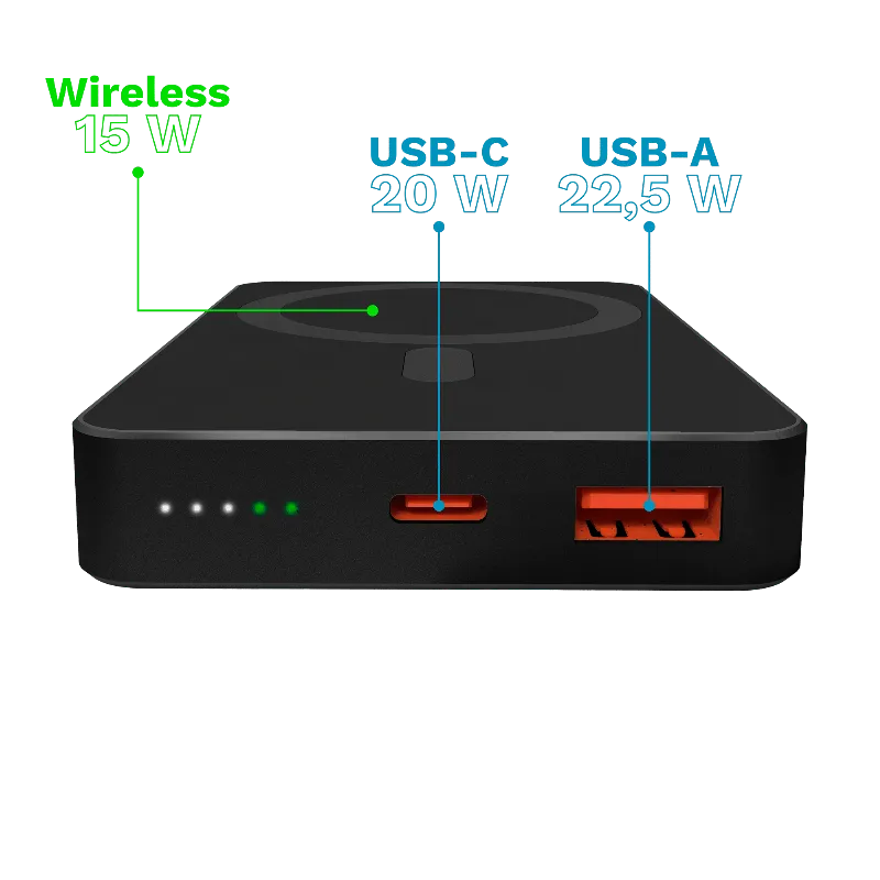 Power Bank 10000 MAH MAG Safe Kruger Matz