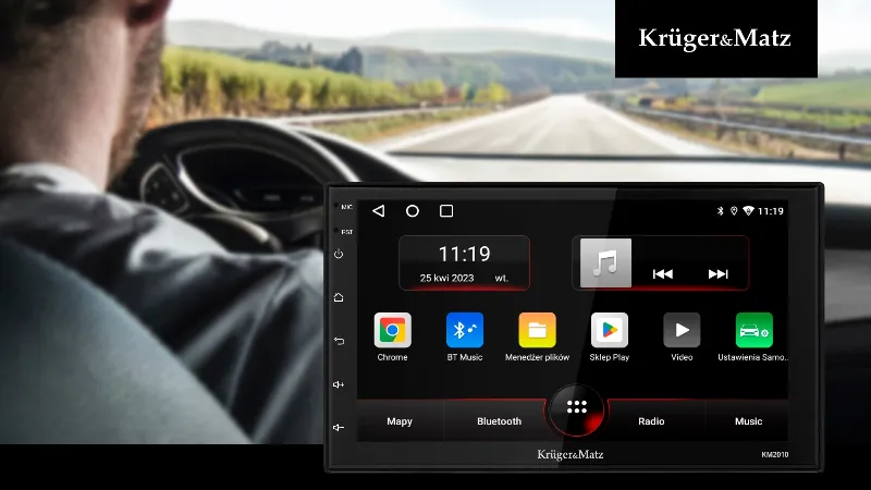 Radio Player 2 din Carplay/Android Auto Kruger Matz