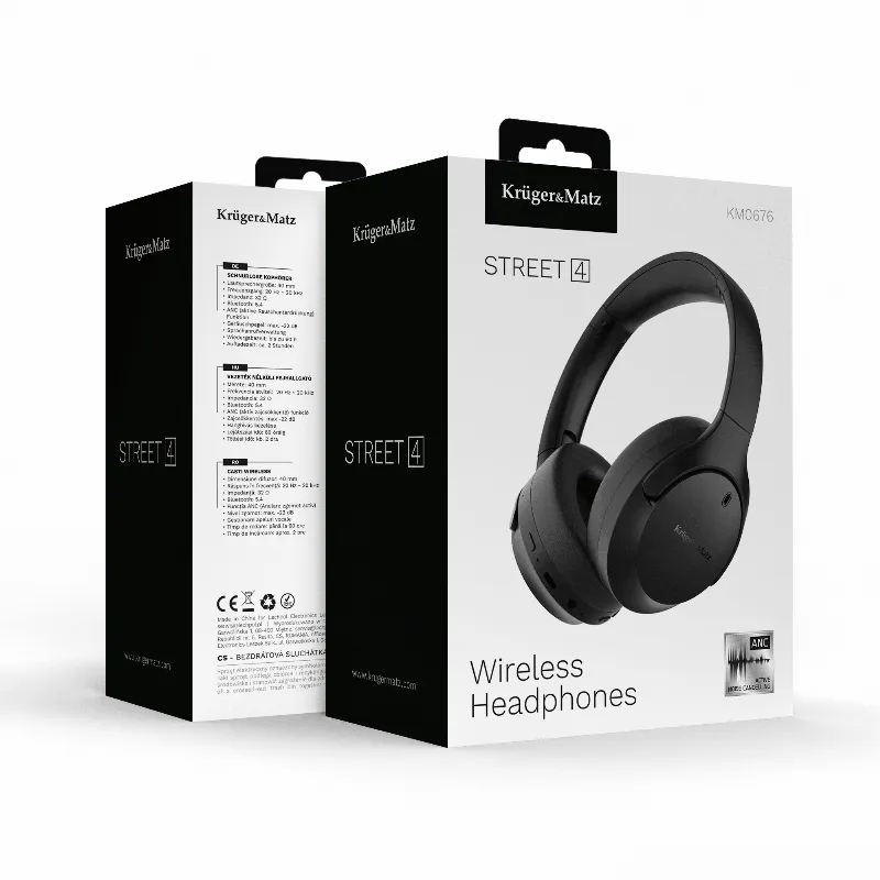Casti Wireless cu Anc Street 4 Kruger Matz