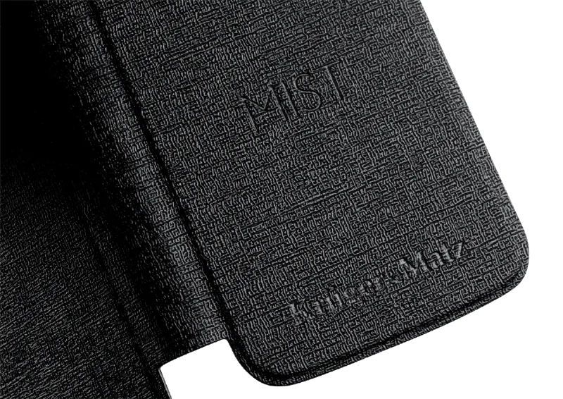 Flip Book Cover Negru Kruger Matz Mist