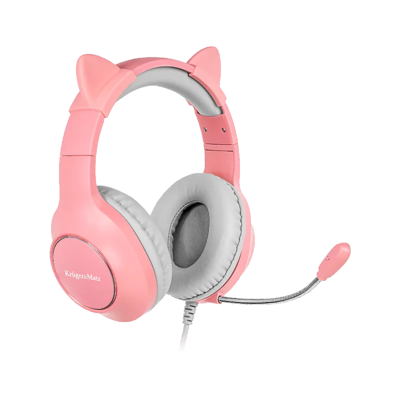 Casti Gamer Kids Kruger Matz Roz