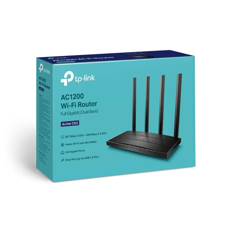 Router Wireless Gigabit Archer C6U USB TP-Link